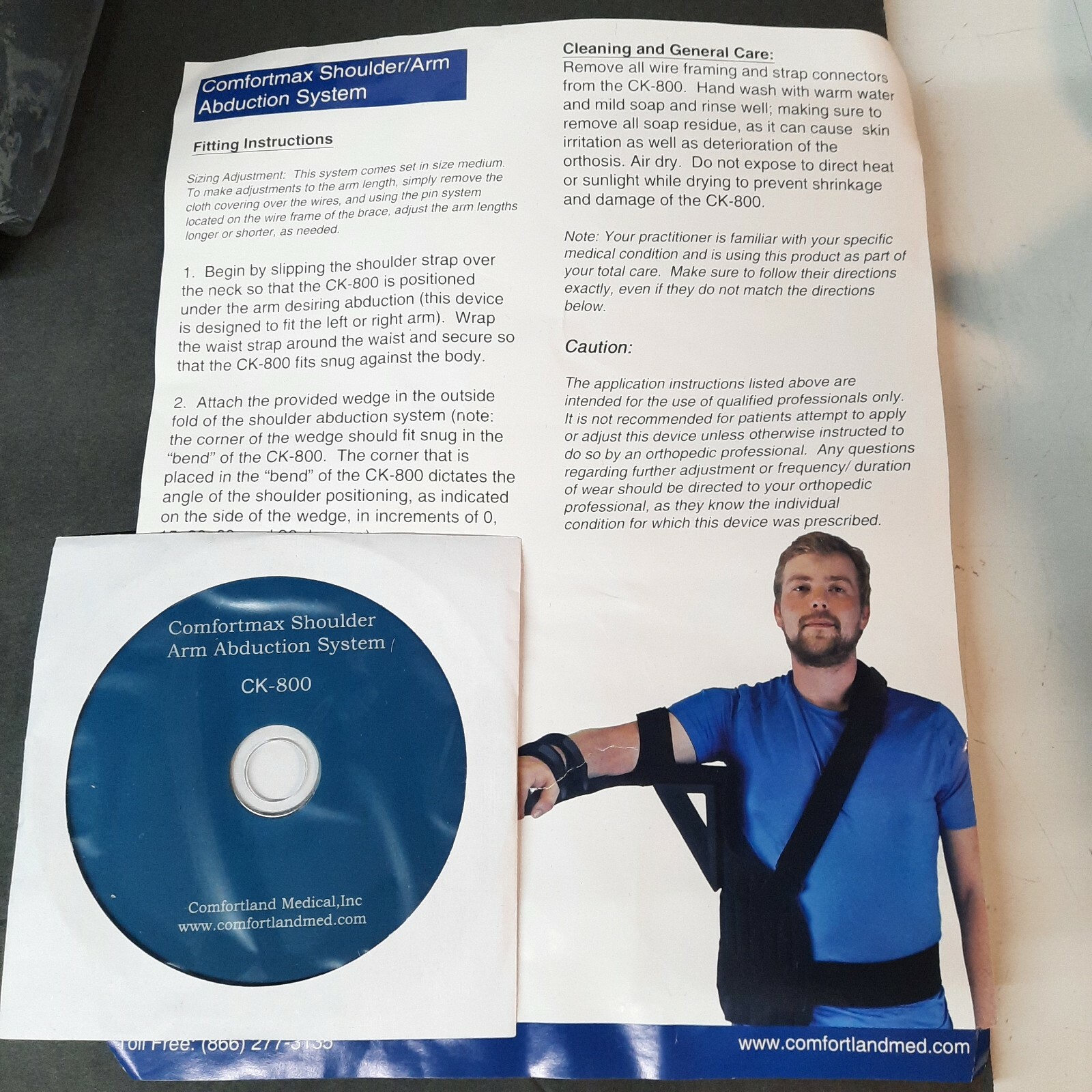 Comfortland Comfortmax CK-800 Shoulder Arm Abduction System Standard New
