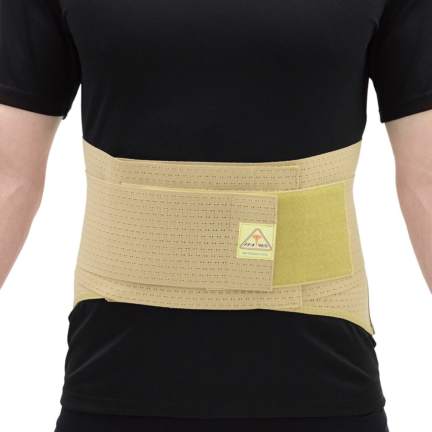 ITA-MED Elastic Duo-Adjustable Back Support (Medium Support) – Made in USA