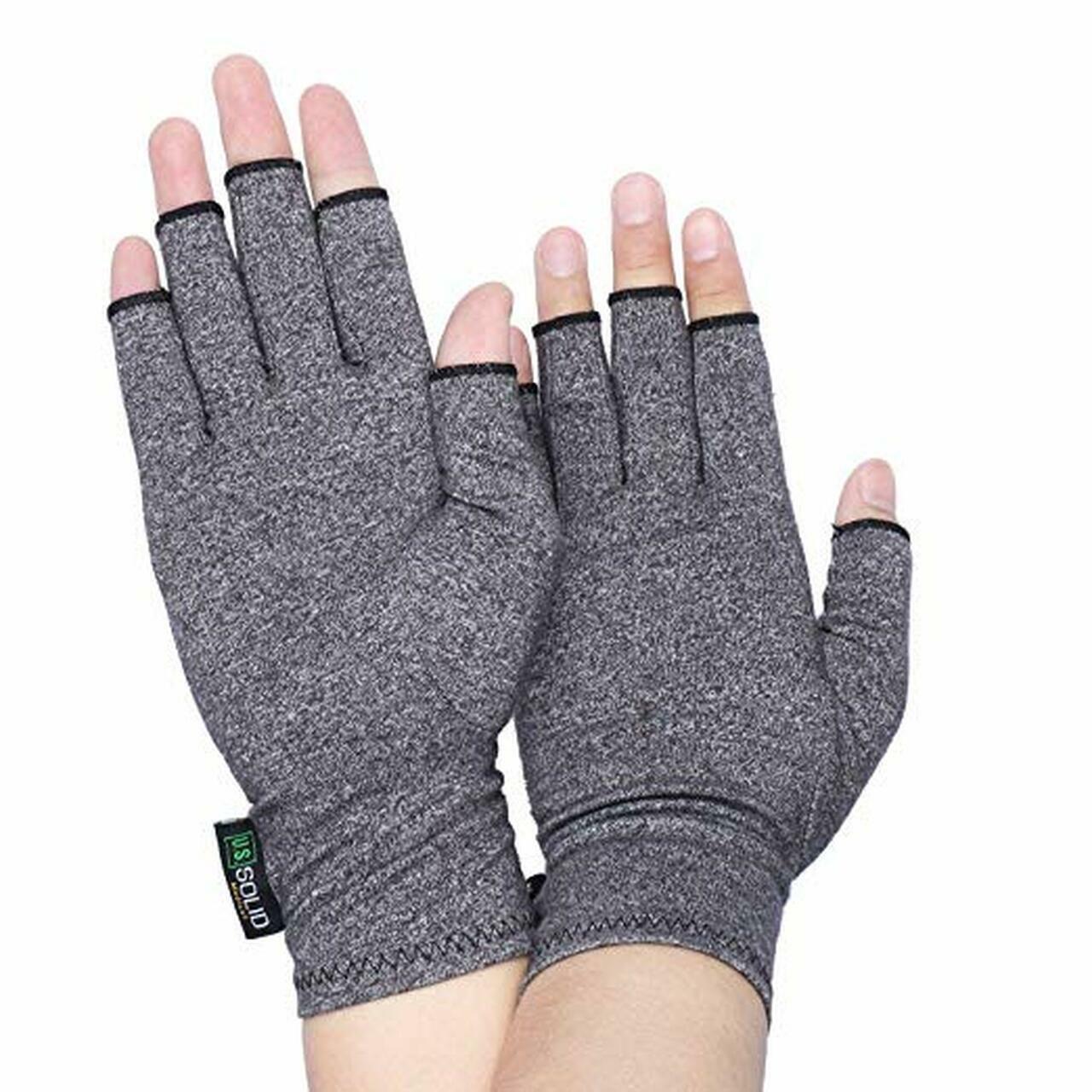 U.S. Solid Compression Gloves Arthritis Swelling Joint Pain Relief Hand Support