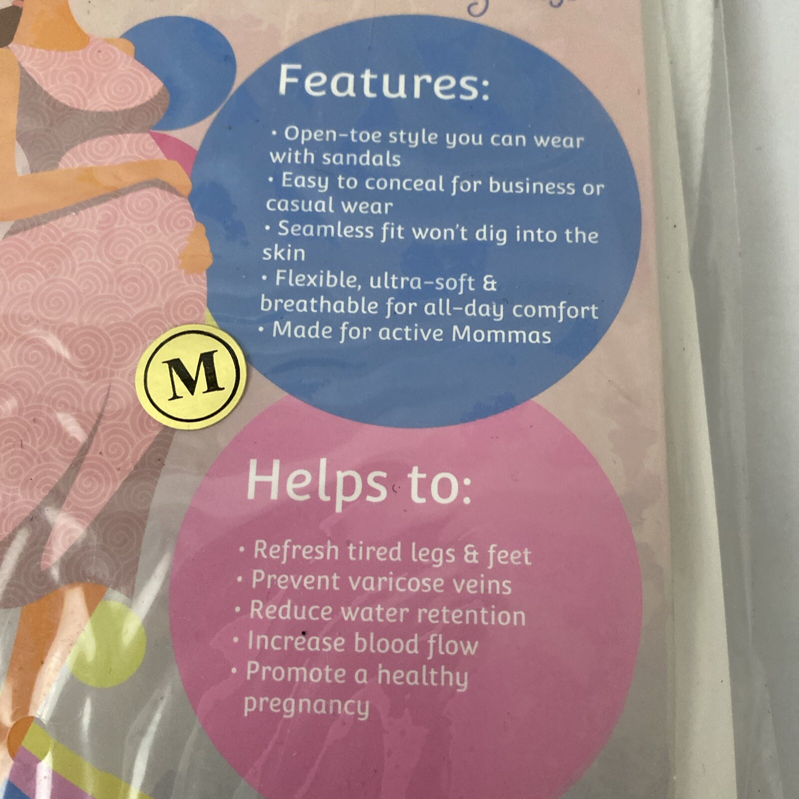 Compression Stockings Pregnancy,Maternity New Size Medium