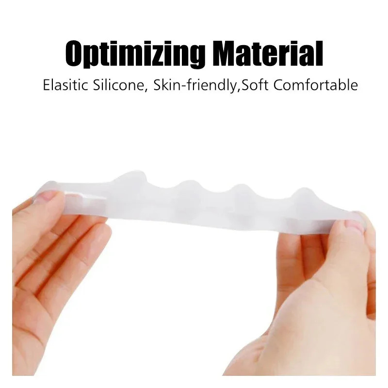 2Pcs=1Pair New Protective Toes Separator Suitable Bunion Corrector Material Soft