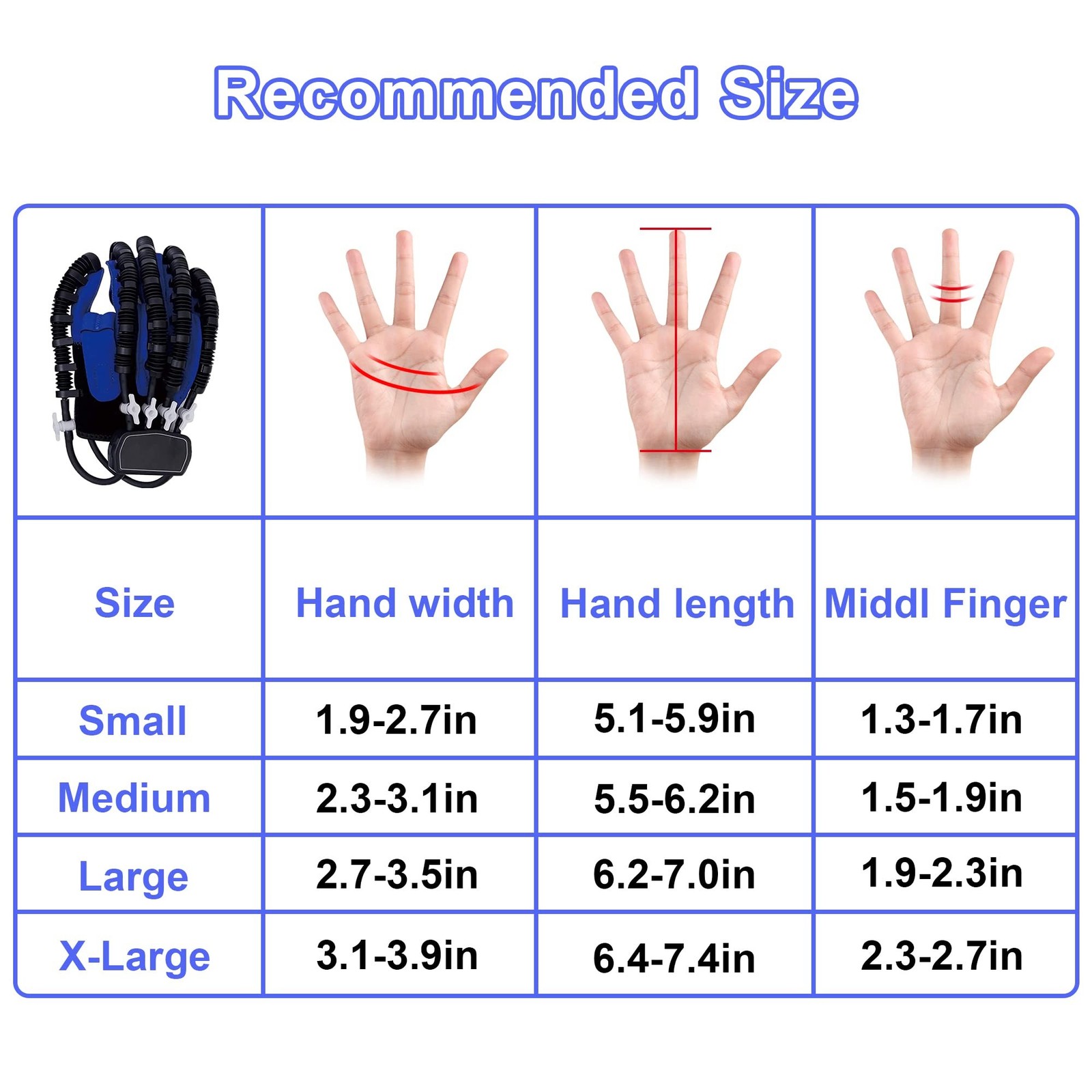 Rehabilitation Robot Gloves,Stroke Hemiplegia Hand Recovery Equipment,Hand Ex…