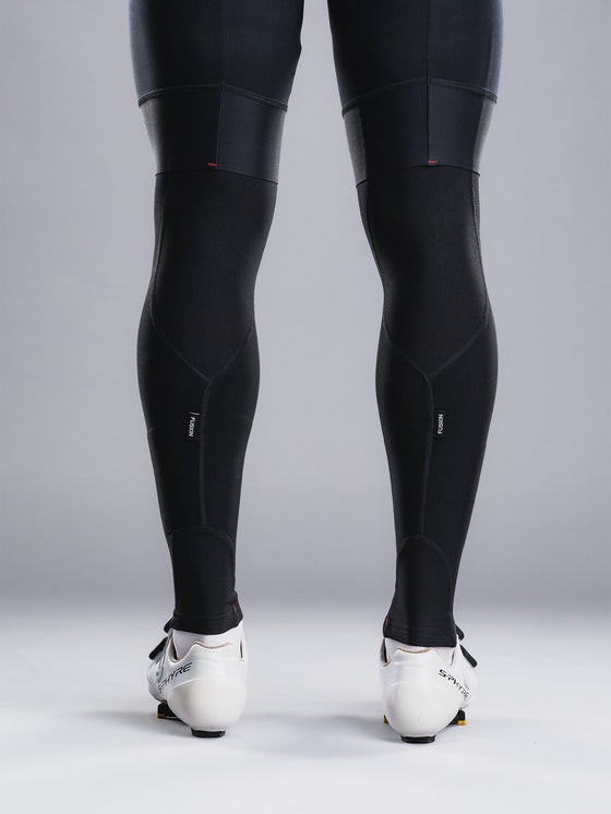 Fusion TEMPO Leg Warmer Compression Thermal Cycling Running Sports Sleeve Black