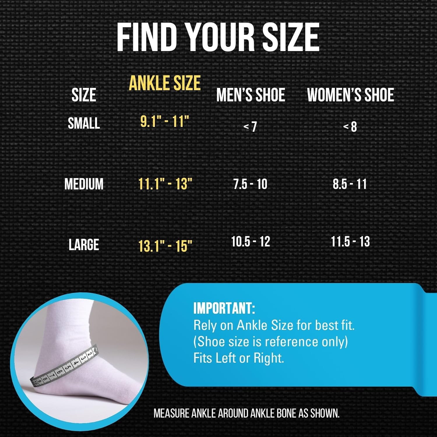 Ankle Brace for Women & Men – Lace up Adjustable Support with Side Stabilizers f