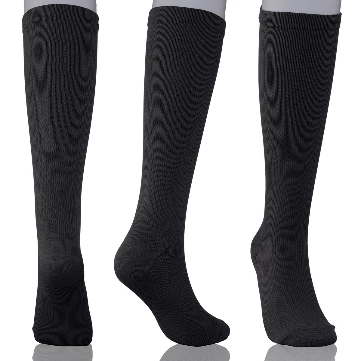 3 Pair Medical&Althetic Compression Socks for Edema Diabetic Varicose Veins