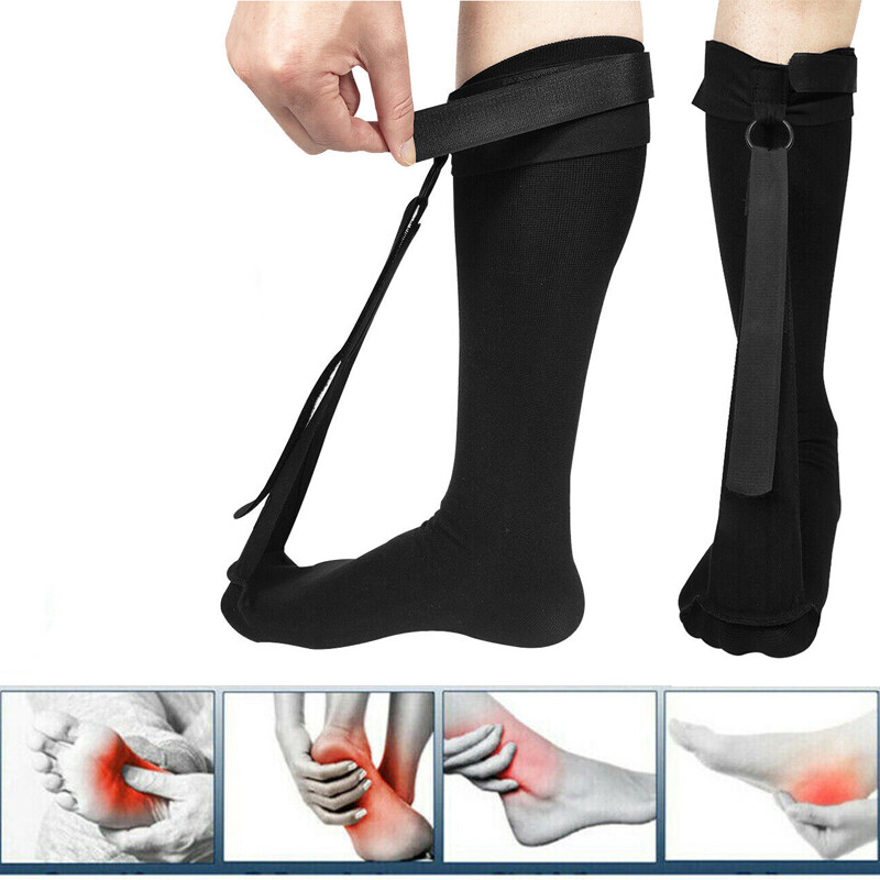 Plantar Fasciitis Strassburg Sock Splint Achilles Heel Pain Relief Sleeve M/L US