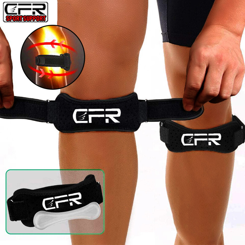 Compression Knee Support Strap Sleeve Brace Patella Gel Pad Stabilizer Sports US