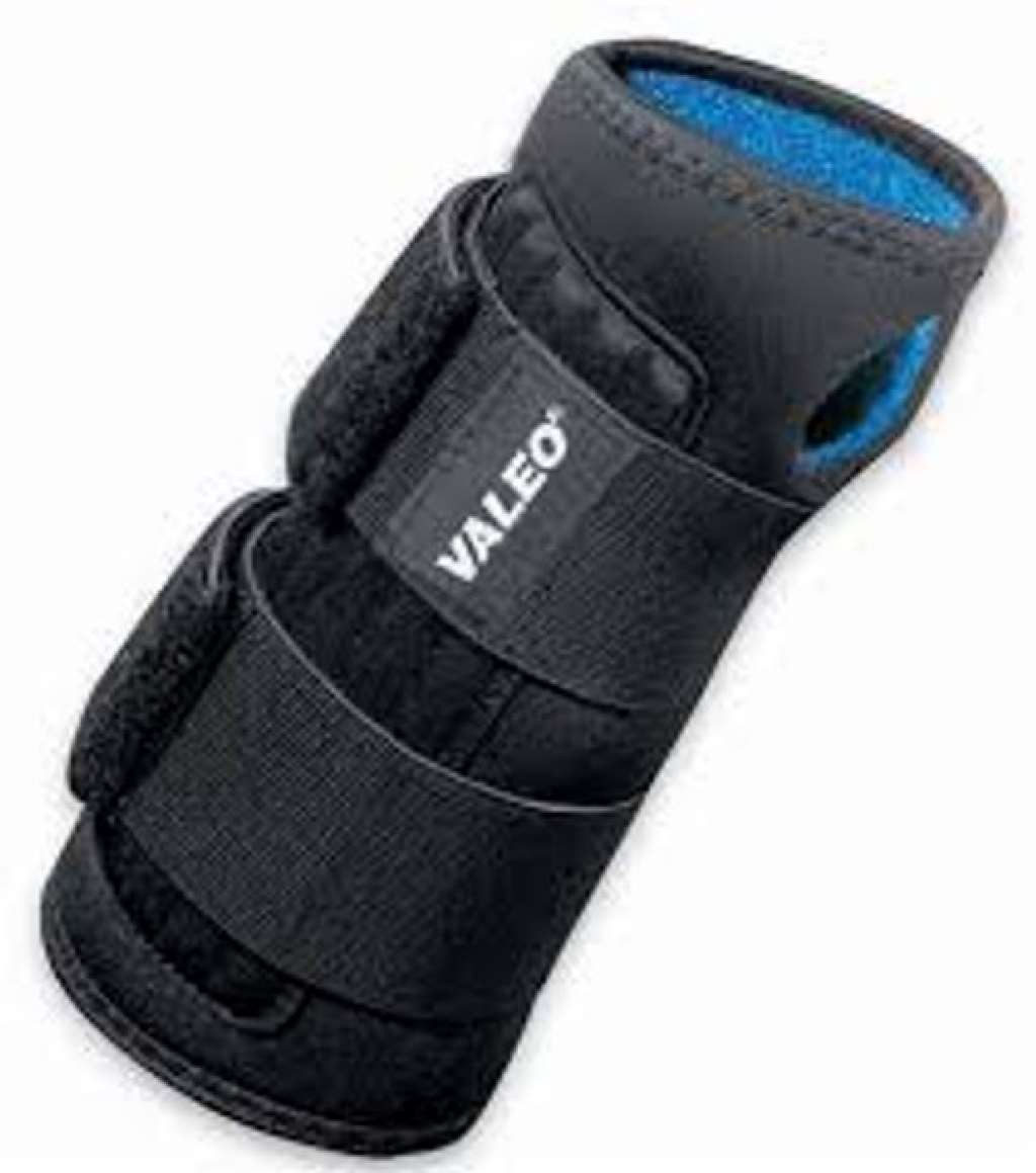 Valeo Heavy Duty Double Wrap Wrist Support, (Size: XS) Black