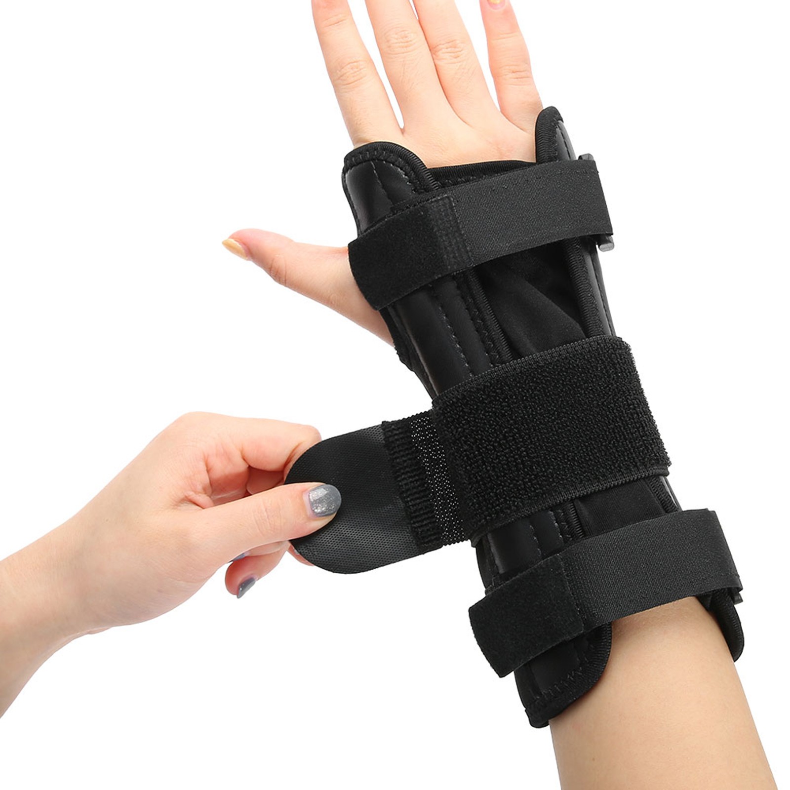 1pc Breathable Wrist Protector Pain Relief Guard For Men Black