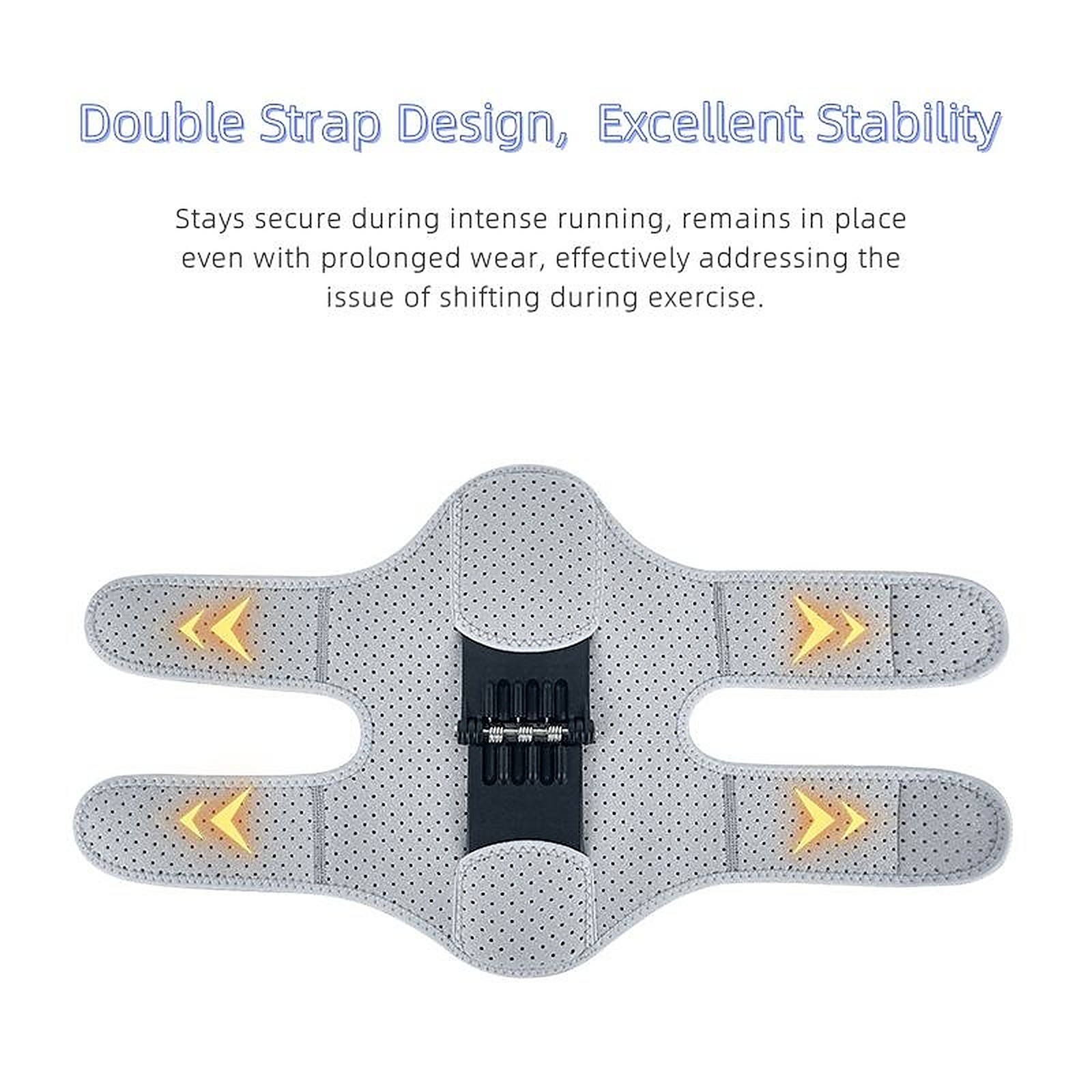 Knee Brace Joint Support Spring Booster Patella Stabilizer Pad Adjustable Relief