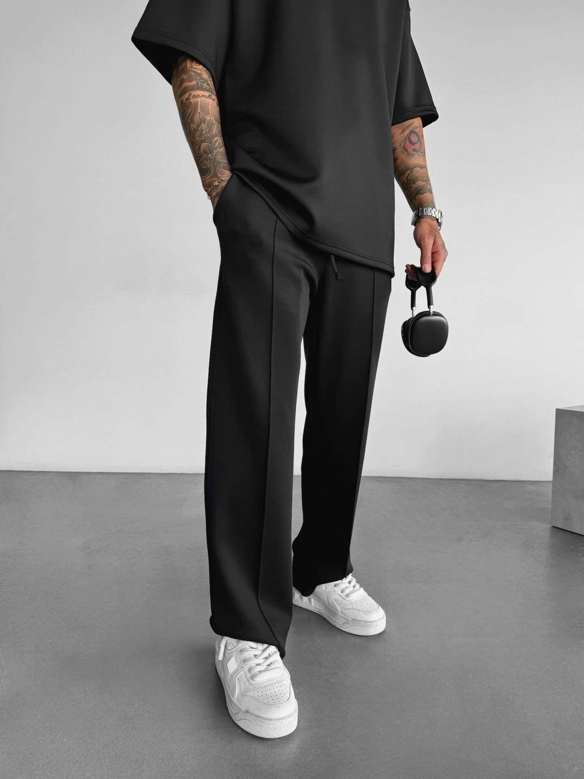 Pantalones Deportivos Largos Para Hombres Chándal De Correr Culturismo Moda Gym