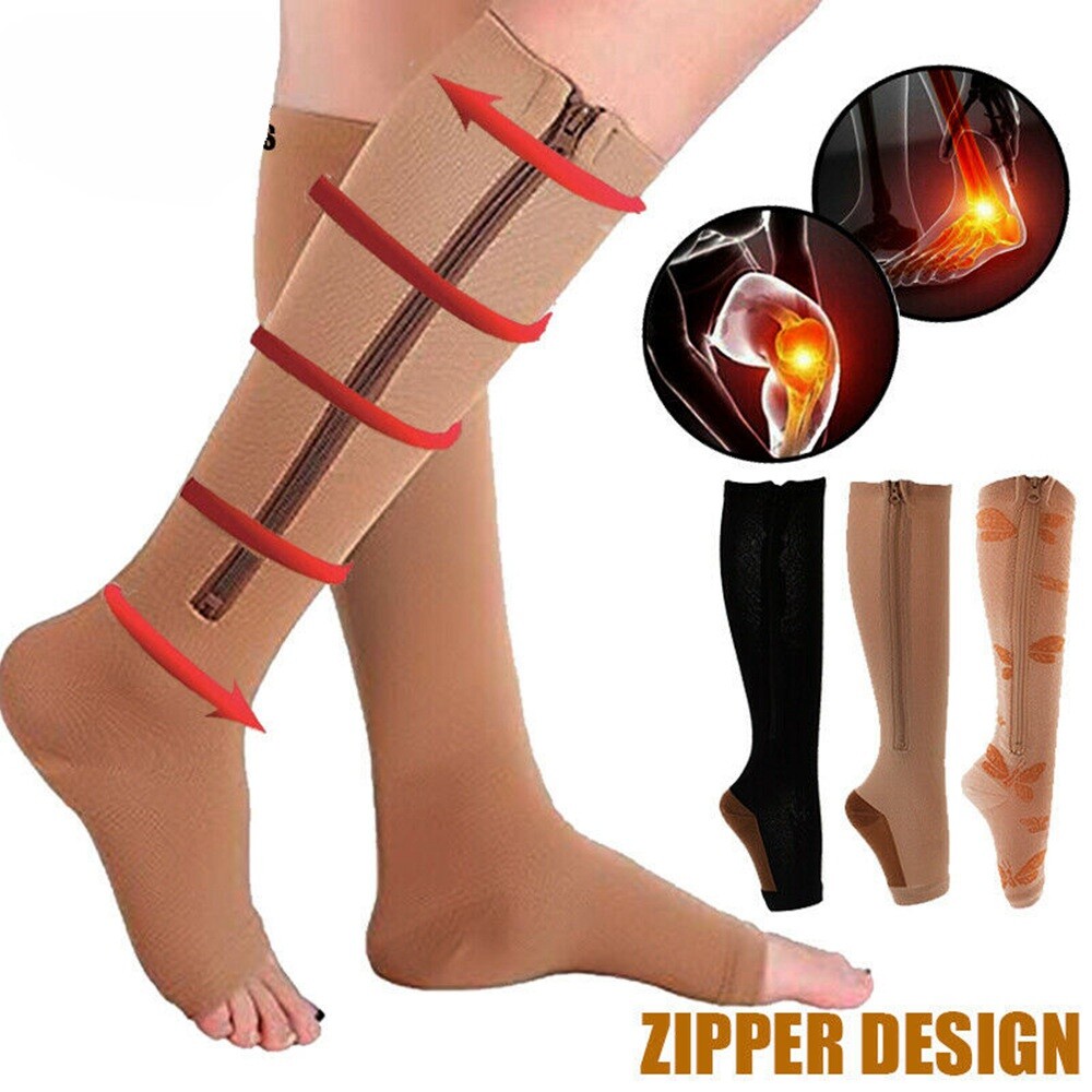 Medias DE Compresion Para Varices Alivia el Dolor de las Piernas Tobillos Pies