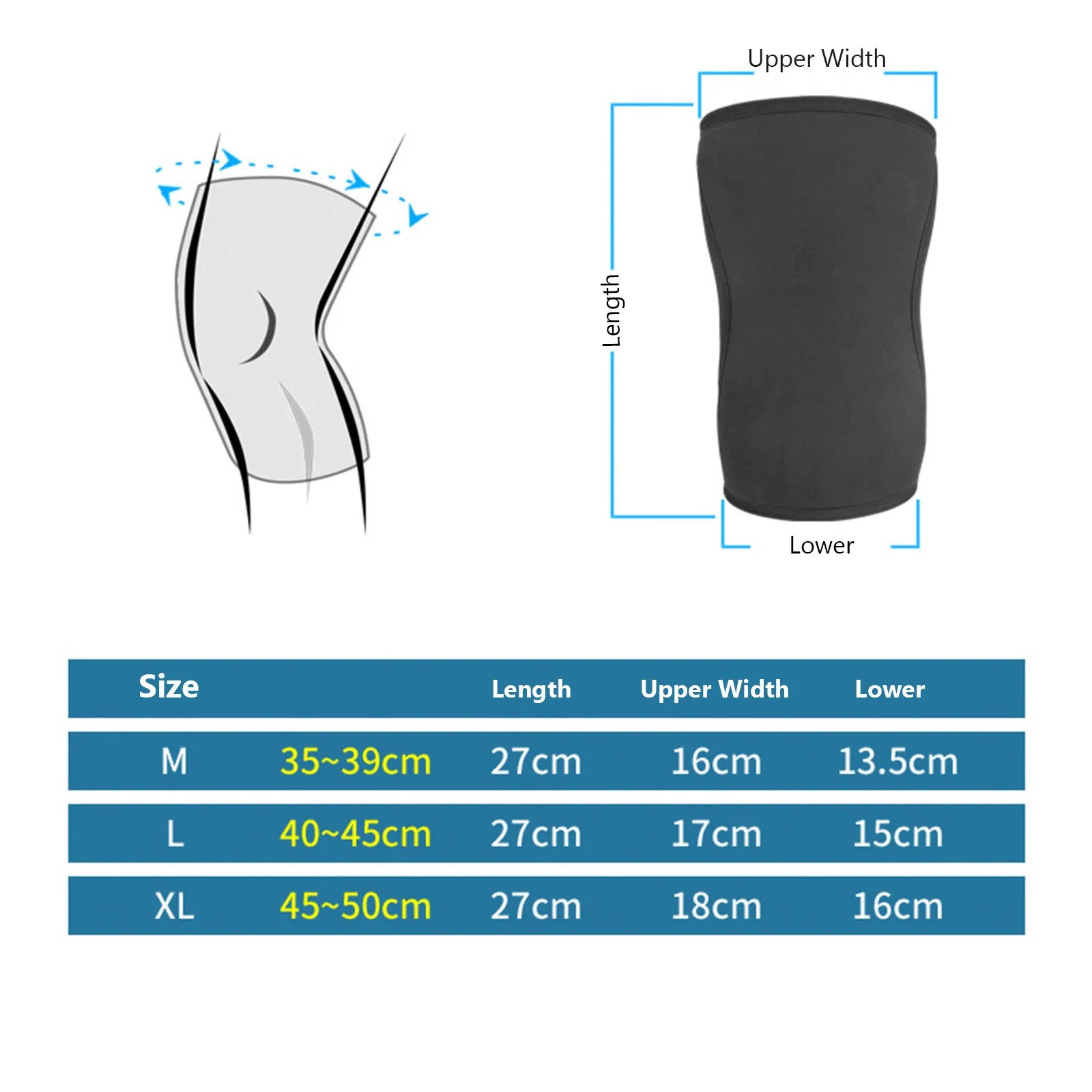 1PC Men’s Women’s Honeycomb Knee pads Squat Fitness Strength Training Weightlift
