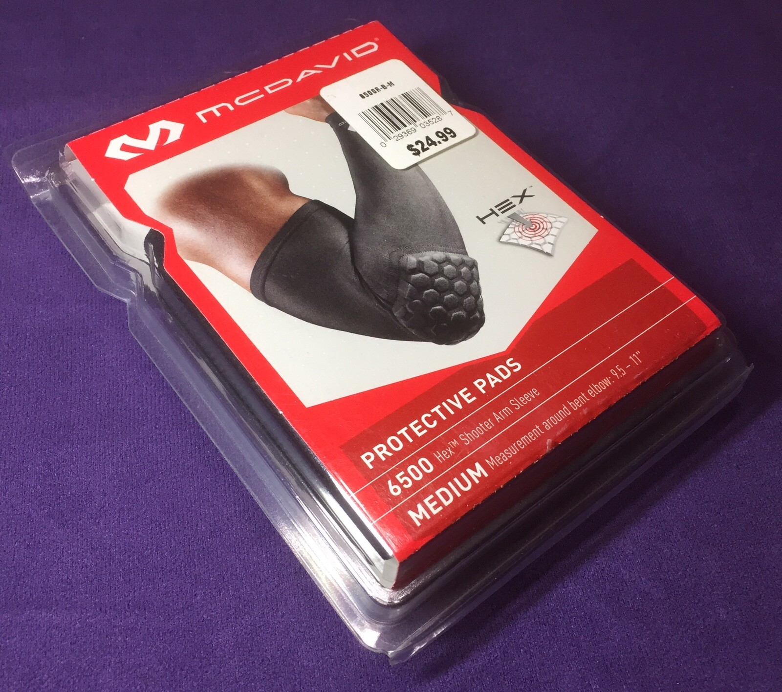 New McDavid Shooter Arm Sleeve Protective Pads 6500 Unused Size Medium