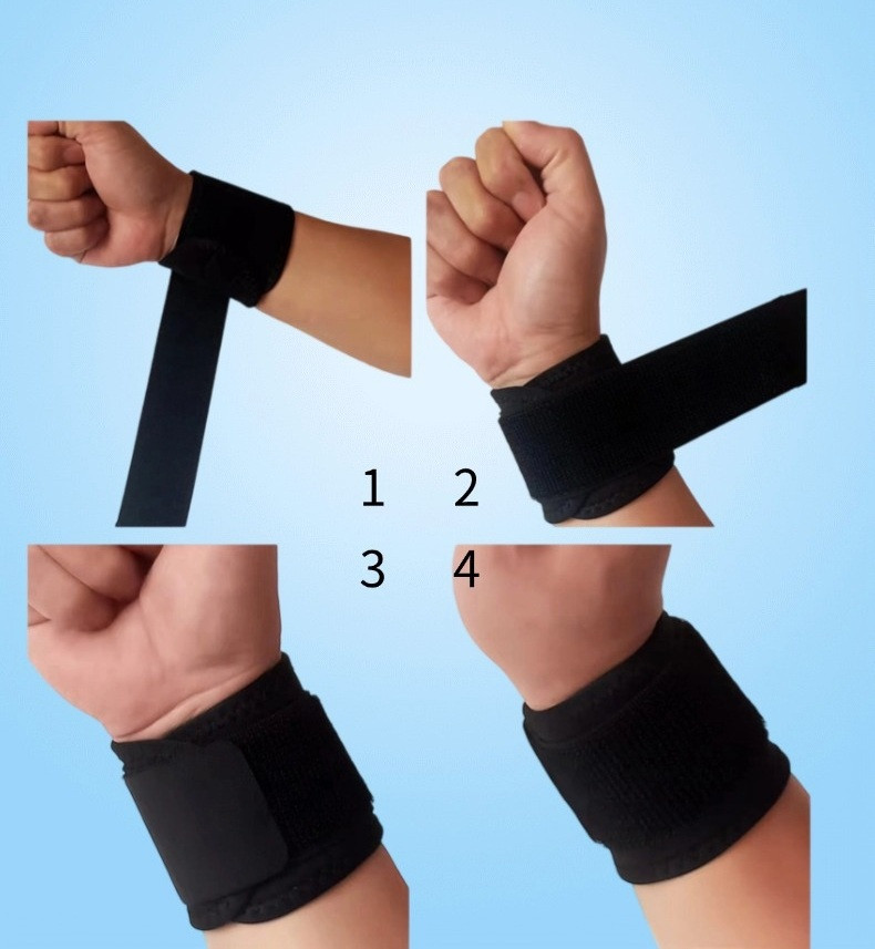 New Magnetic Wrist Support Wrap Magnet Therapy Carpal Tunnel Arthritis Pain