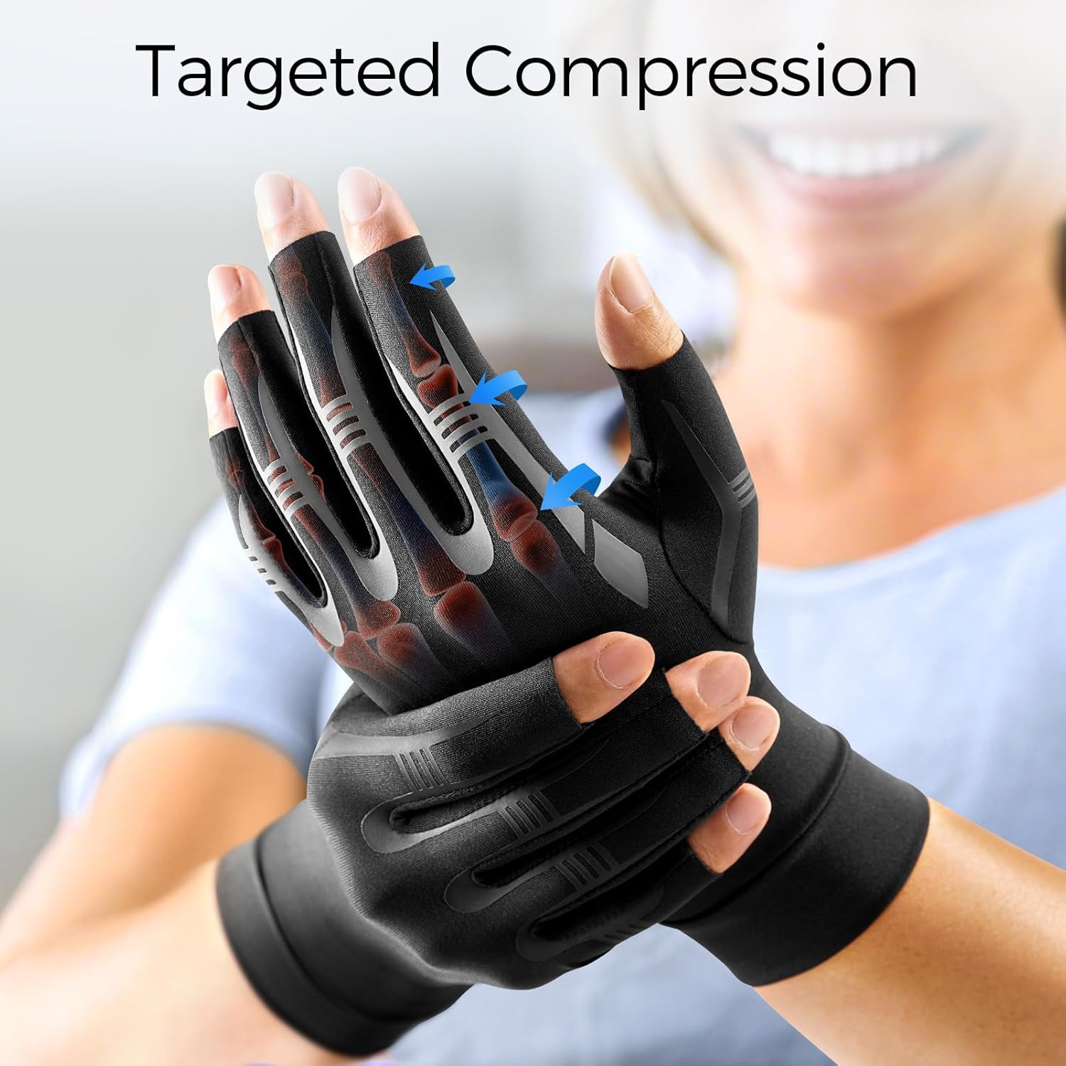 All-Around Compression Arthritis Gloves for Women Men for Pain | Carpal Tunnel R