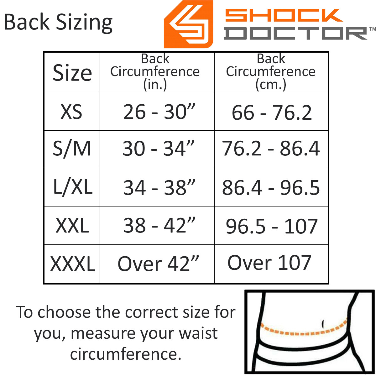 Shock Doctor Ultra Back Support – Black