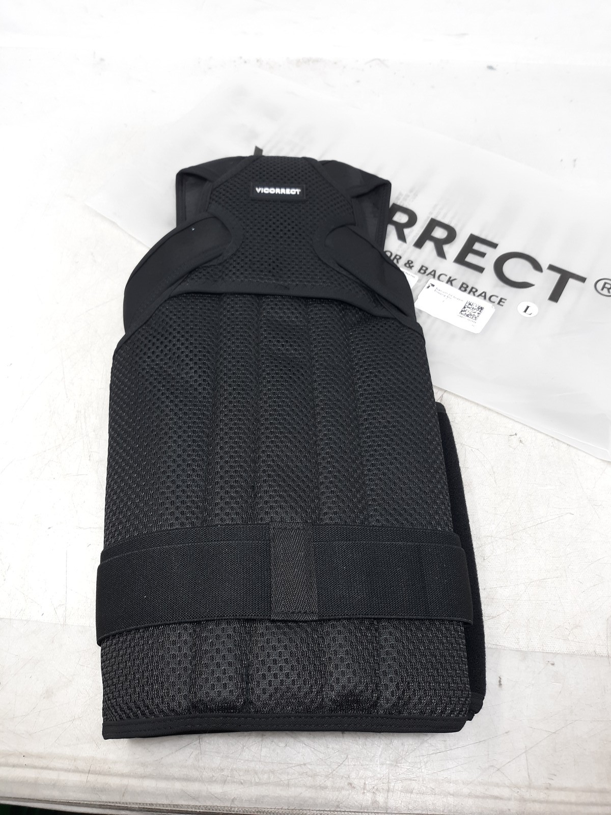 Vicorrect Posture Corrector & Back Brace – Large – Black – Ergonomic Support