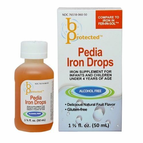 Pedia Iron Drops 50 ml By B Protected