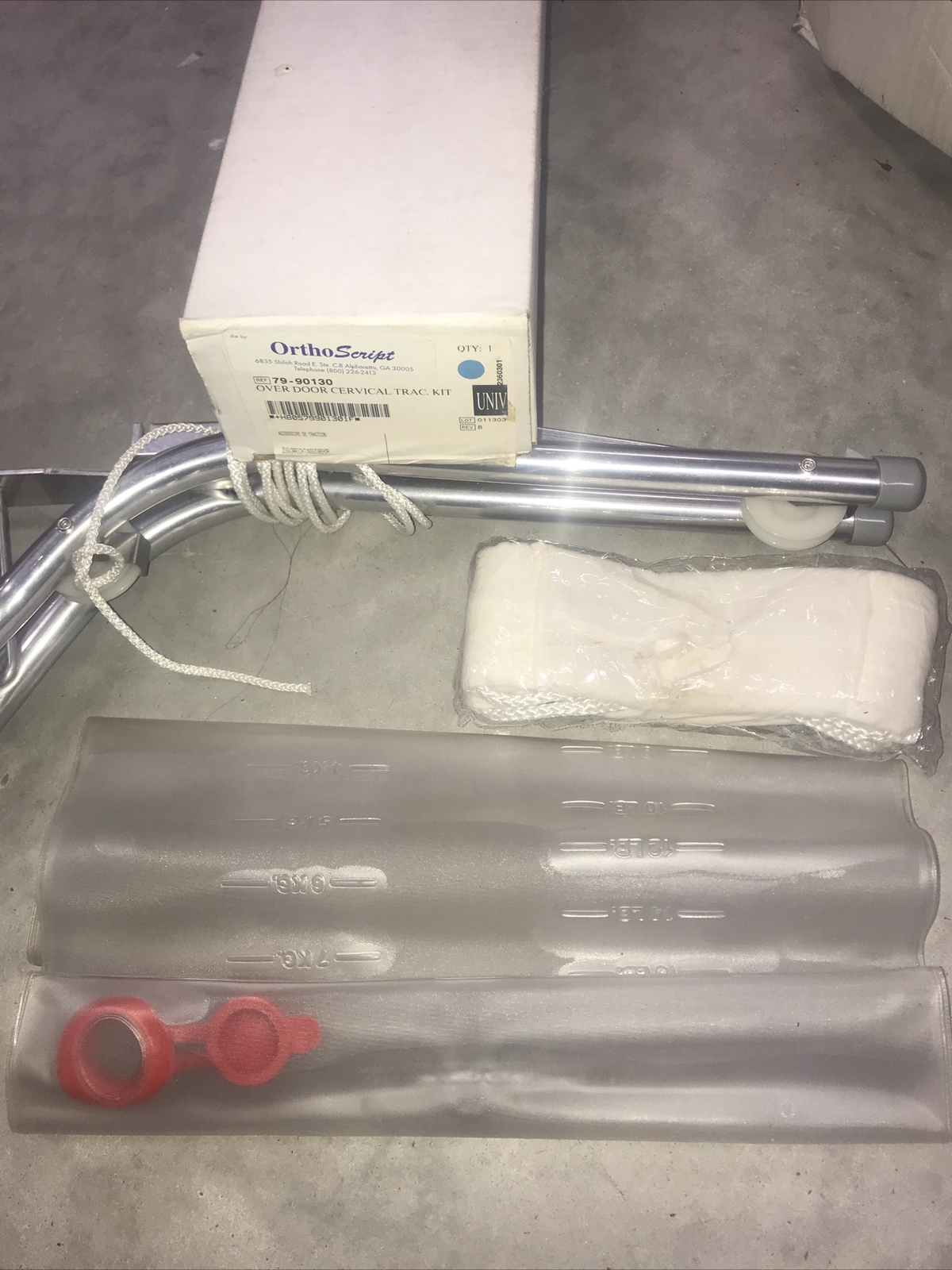 OrthoScript Cervical Trac Kit. Made In The USA! Please See All The Pics And Desc