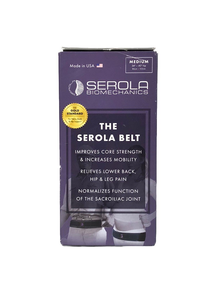 SEROLA Biomechanics Sacroiliac Pain Relief Belt Size Med Fits 34” – 40” Hip USA