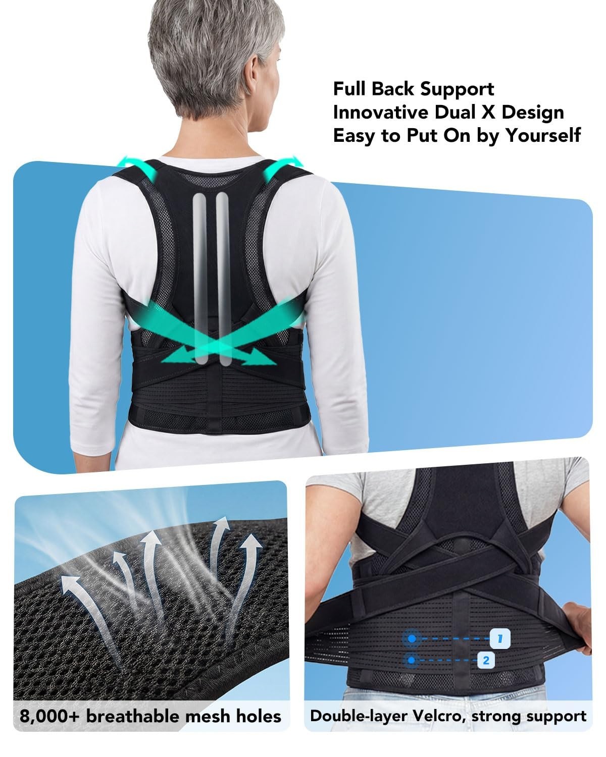 New for 2026 – Posture Corrector for Seniors Women & Men