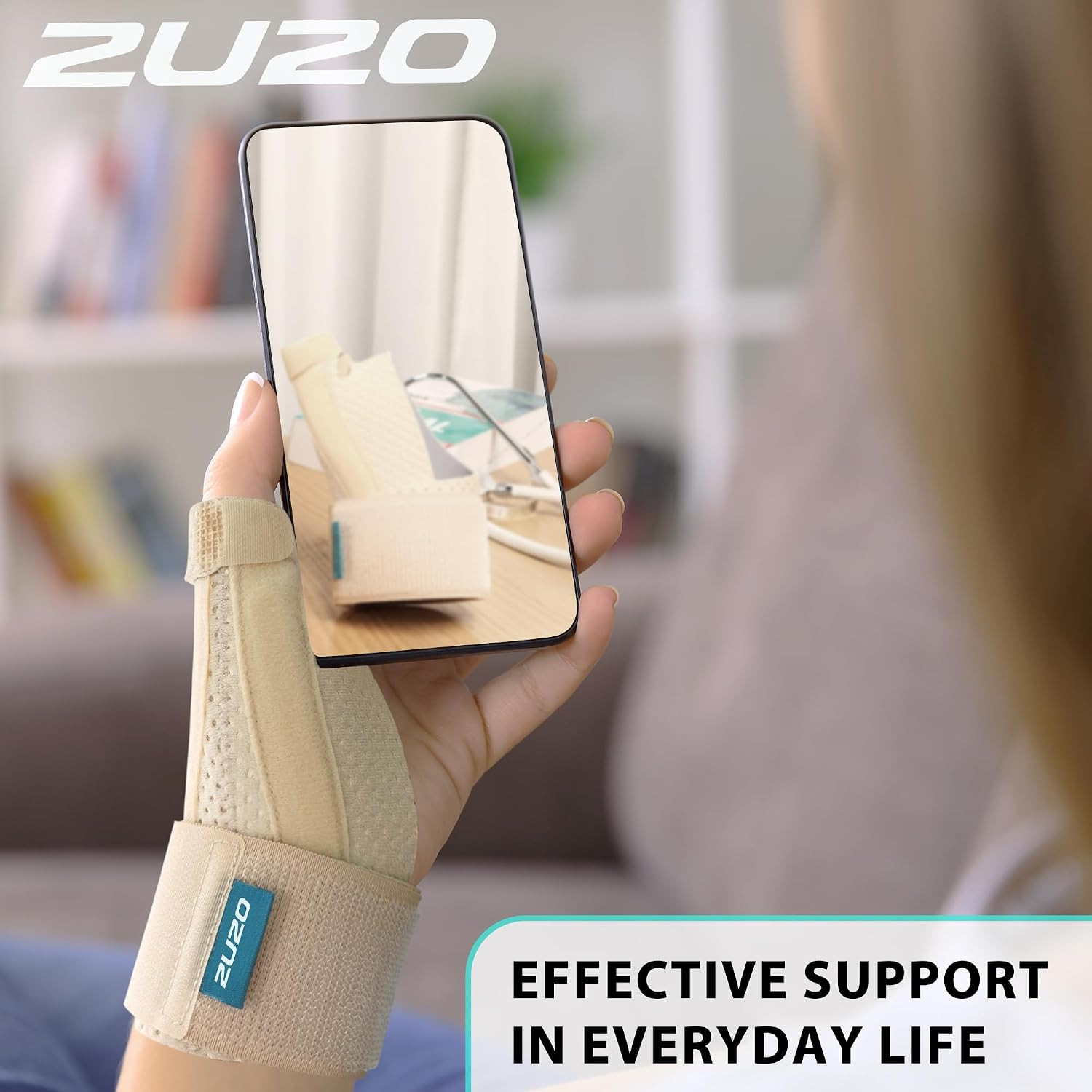 Compression Thumb Brace, Breathable Wrist Stabilizer – Lightweight Thumb Spli…