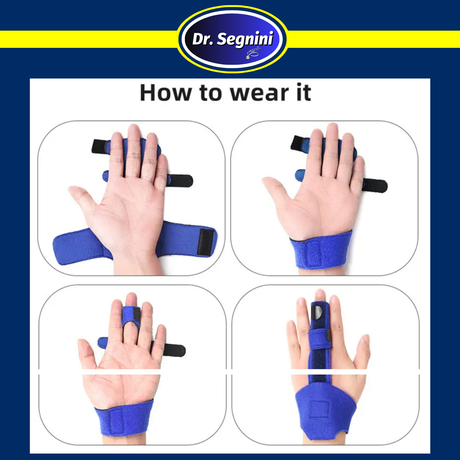 Relief Finger Trigger Splint Brace Straightening Curved Locked Mallet Unisex ⭐✅