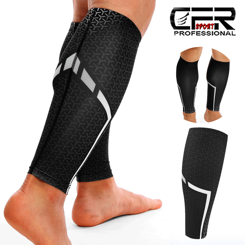 Compression Sleeve Leg Calf Brace Support Socks Sport Gym Pain Relief Men Womens