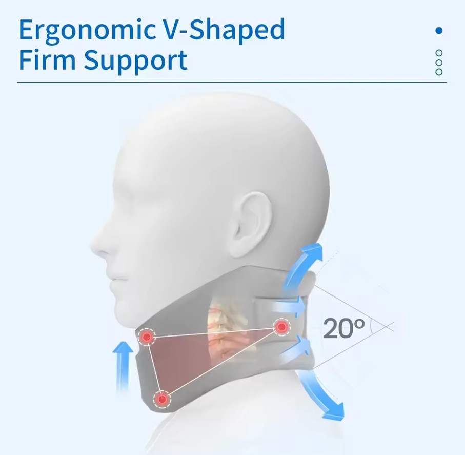 Adjustable Neck Brace Support Wrap Soft Foam Cervical Collar Neck Pain Relief