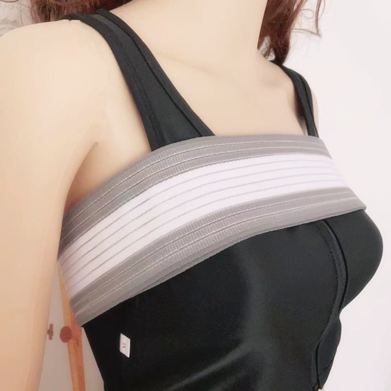Sports Rope Shock Absorbing Chest Compression Strap Breast Supporting High Elast