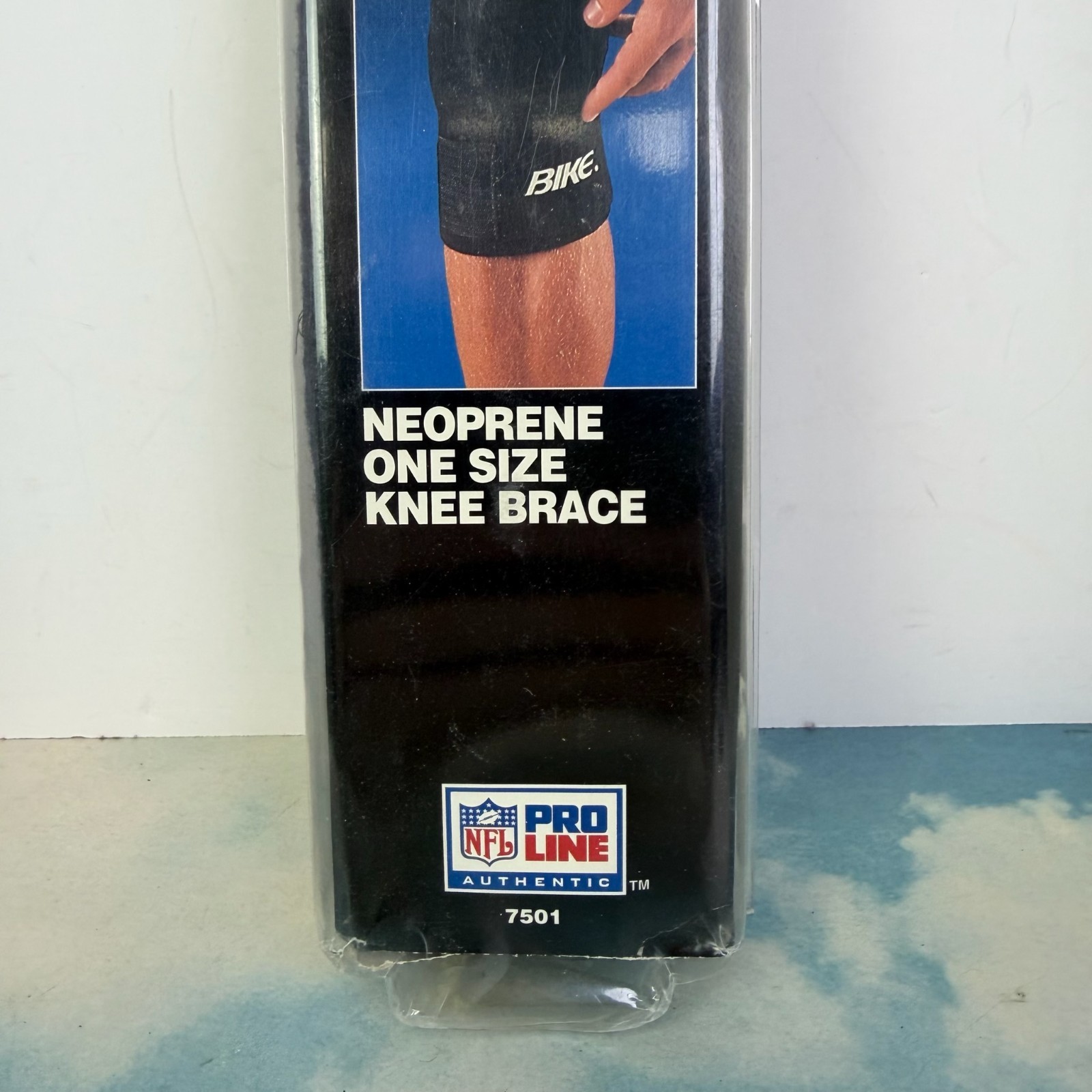 Bike Knee Brace Neoprene Vintage 7501 Pro Line NFL One Size Vintage