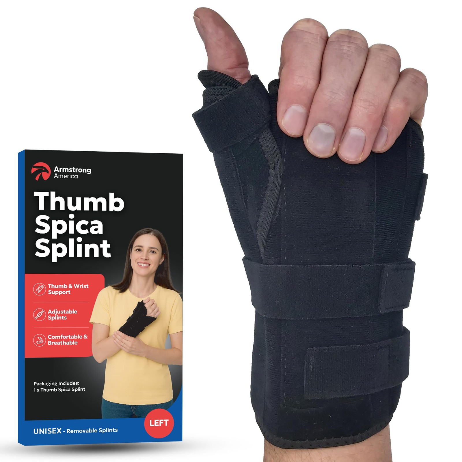 Thumb Spica Splint & Wrist Brace | Both a Wrist Splint & Trigger Thumb Brace …