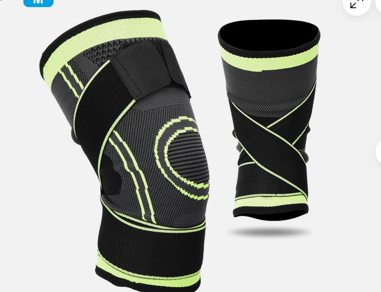 2 PC Outdoor Exercise Protection Knee support Sport CH