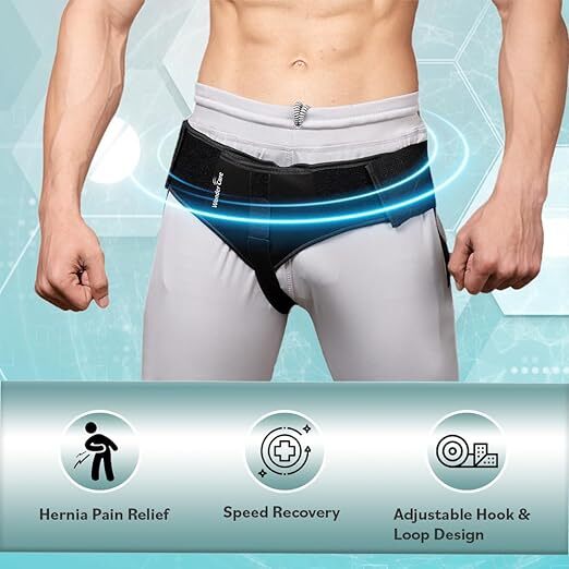 Single Hernia Support Belt Inguinal Groin Hernia Pain Relief Truss Brace Unisex