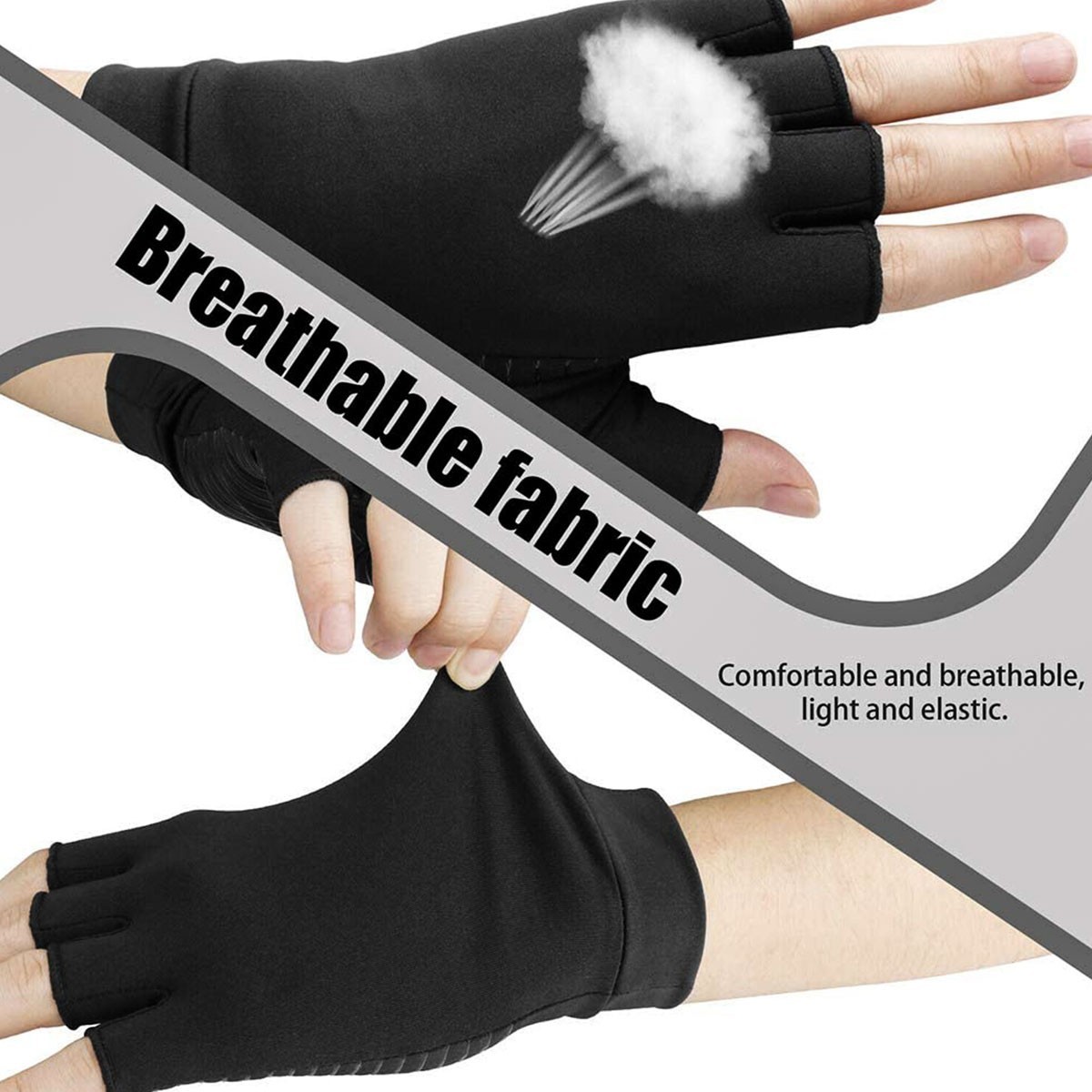 Wrist Support Sleeves (Pair) for Carpal Tunnel and Hand Pain Relief Treatment US