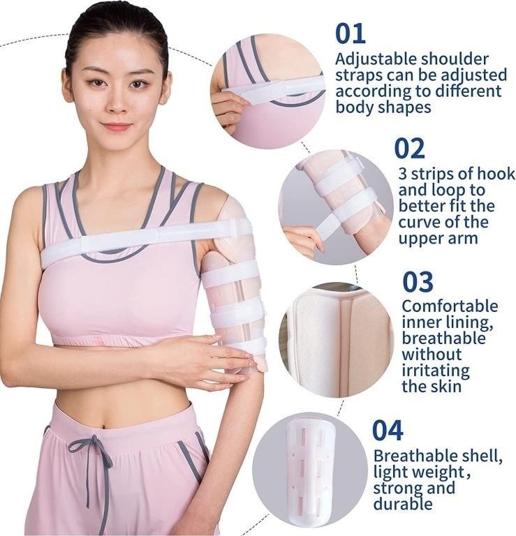 Ghorthoud Humeral Shaft Fracture Splint Upper Arm Shoulder Left Right