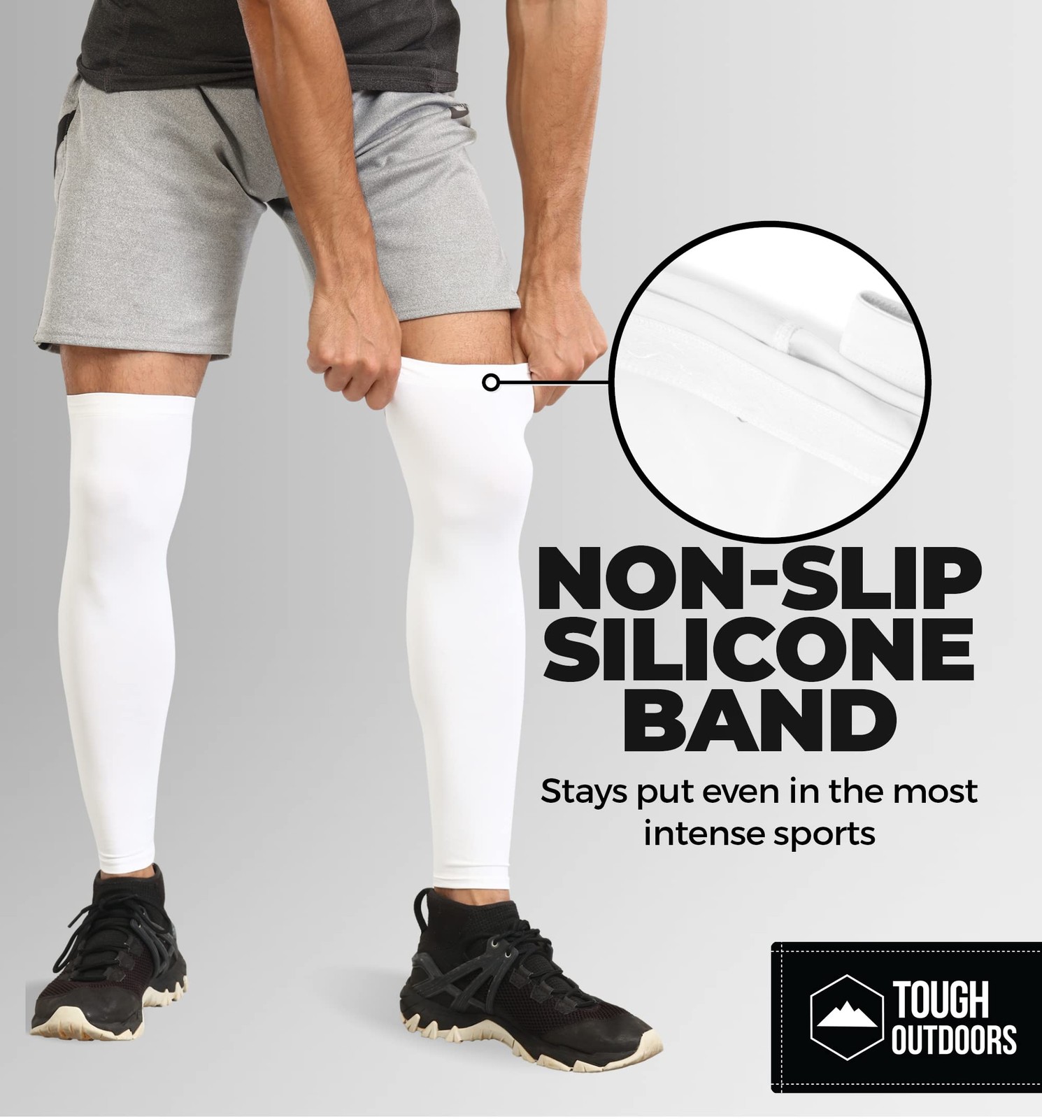 Leg Compression Sleeve – Leg Sleeves for Men & Women – Compression Calf Sleev…