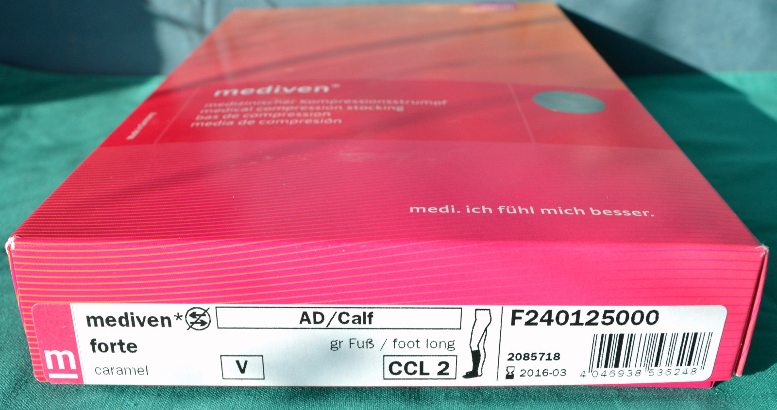 Mediven Compression Stocking Forte Caramel V AD/Calf CCL 2 AD cB 26-30