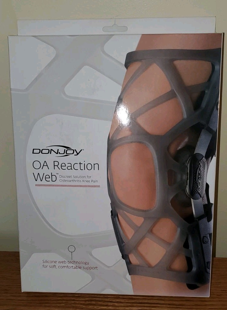 DonJoy OA Reaction Web Knee Brace Medial Left/Lateral Right 11-7427-2 (S)