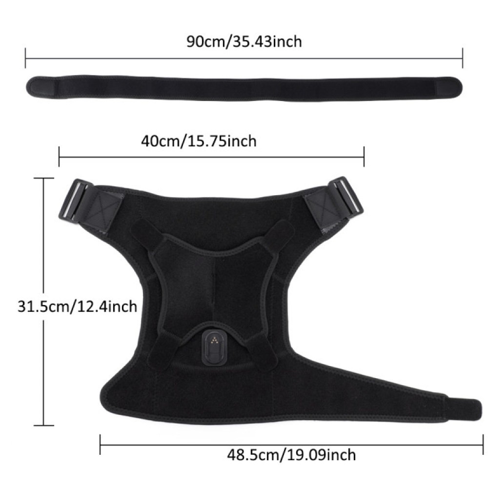 Electric Heated Shoulder 3 Modes Massager Brace with Vibration Joint Pain Relief