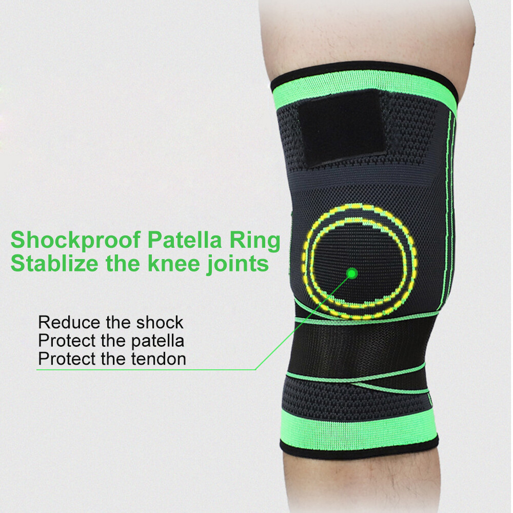 1pc Sports Knee Pad Breathable Adjustable Knee Support Kneecap U3L2