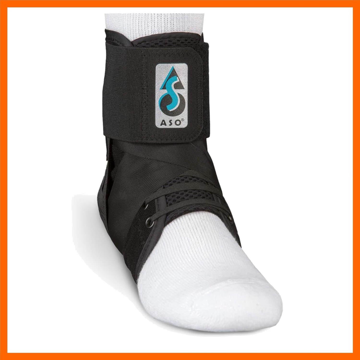 ASO Speed Lacer Ankle Stabilizer Brace Sprain Support Black XL | Orthopedic S…