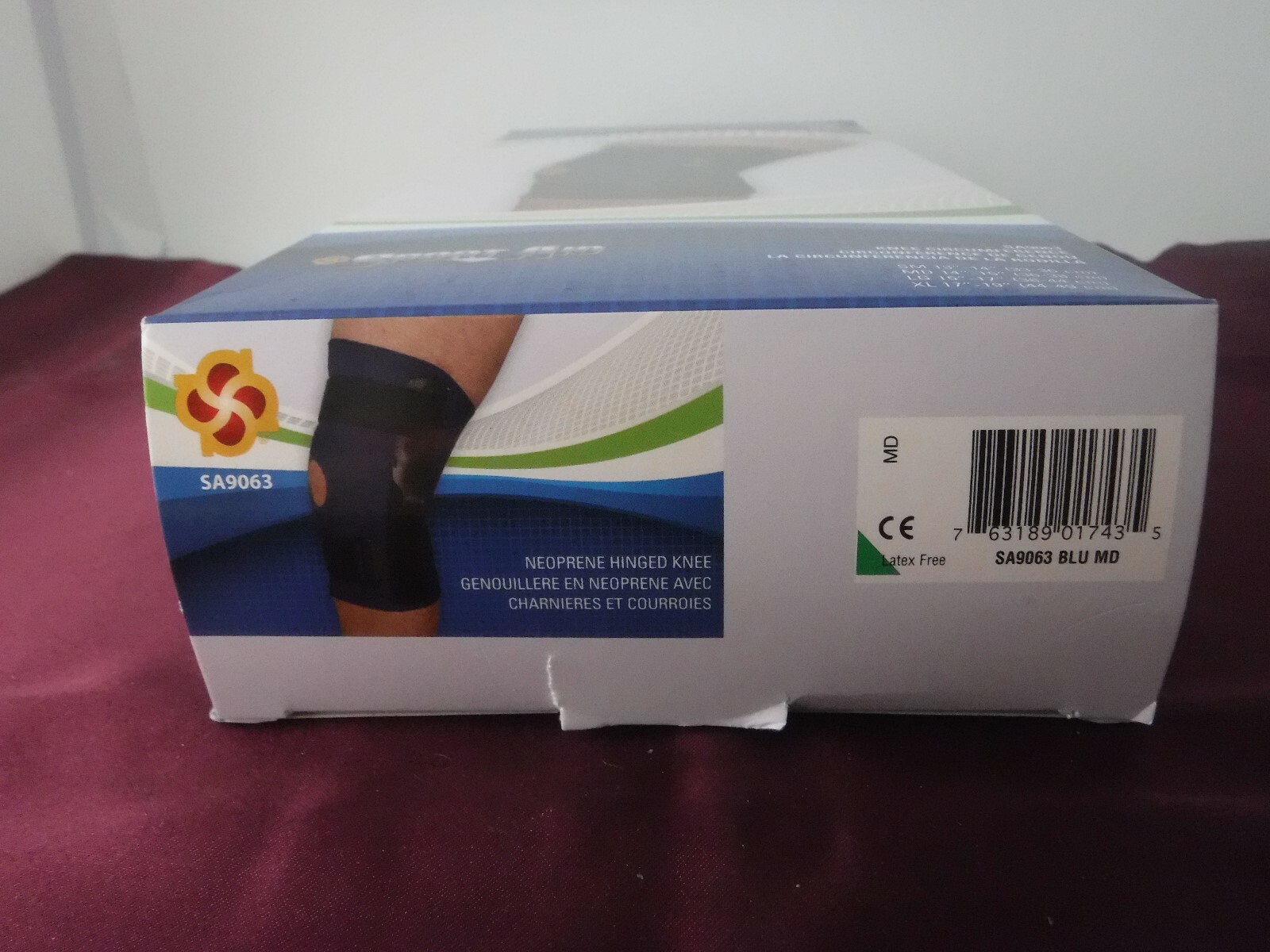 BRAND NEW! Sport Aid Neoprene Hinged Knee Support Medium 14″-15″ SA9063