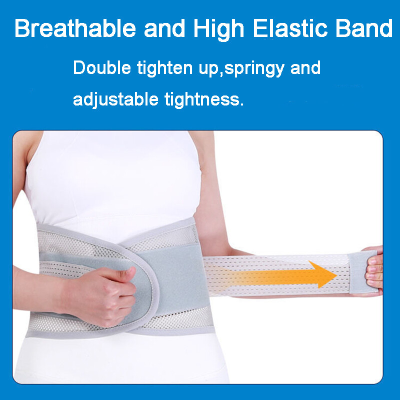 Adjustable Lower Back Support Lumbar Brace Waist Belt For Men Women Pain Relief