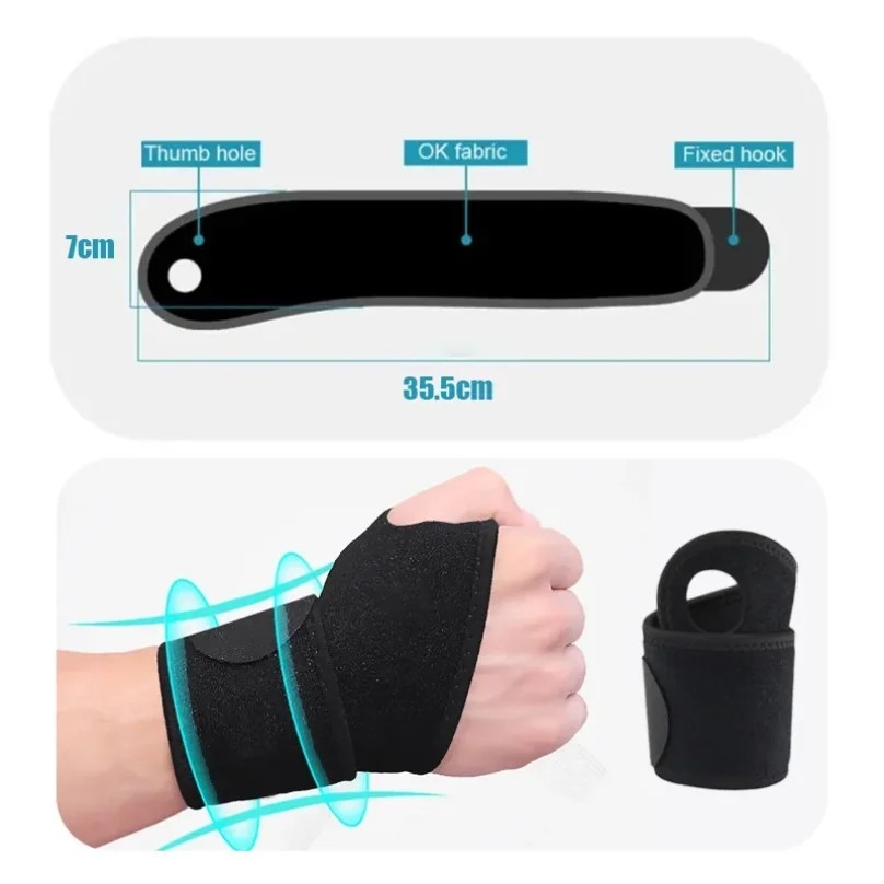 Adjustable Wrist Support Brace Wrap for Carpal Tunnel Arthritis Tendon Pain
