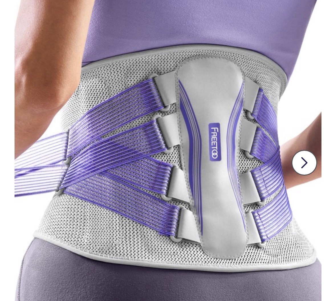 Back Brace for Lower Back Pain Women with Bionic Support System, Adjustable Knit