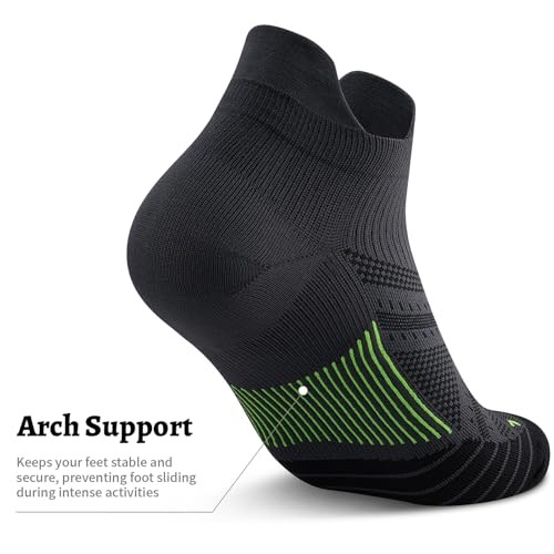 Compression Socks for Men & Women, 2/4/6 Pairs Small-Medium New Gray (6 Pairs)