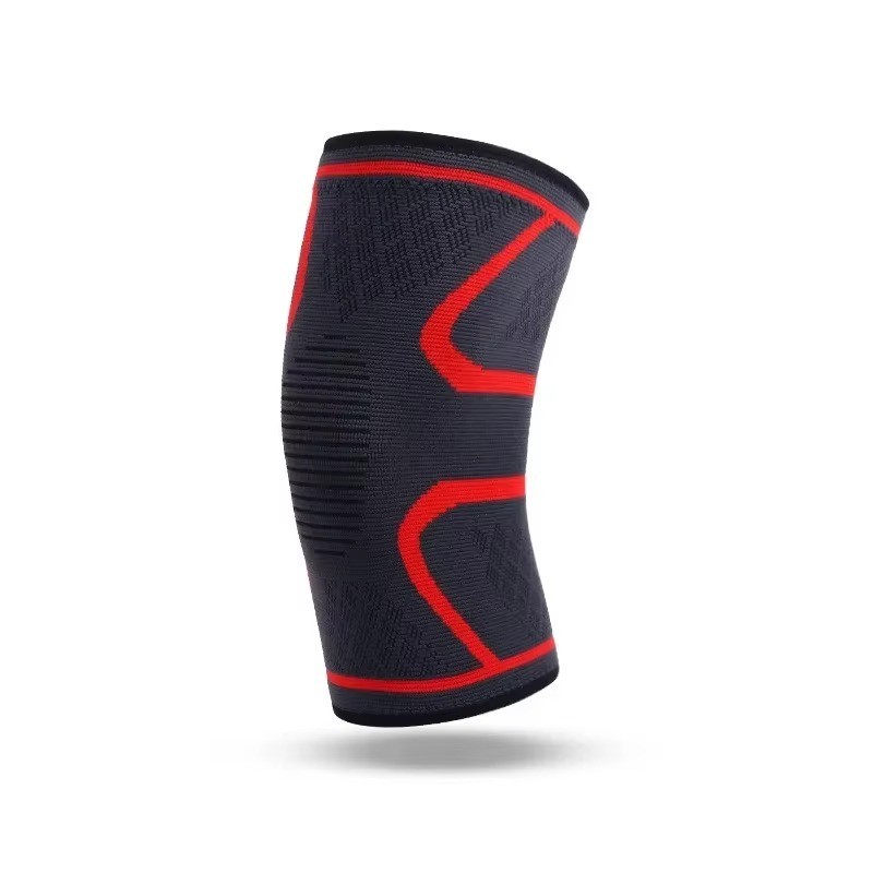 1x Knee Sleeves Copper Silver Compression Brace Support Sport Joint Injury Pain