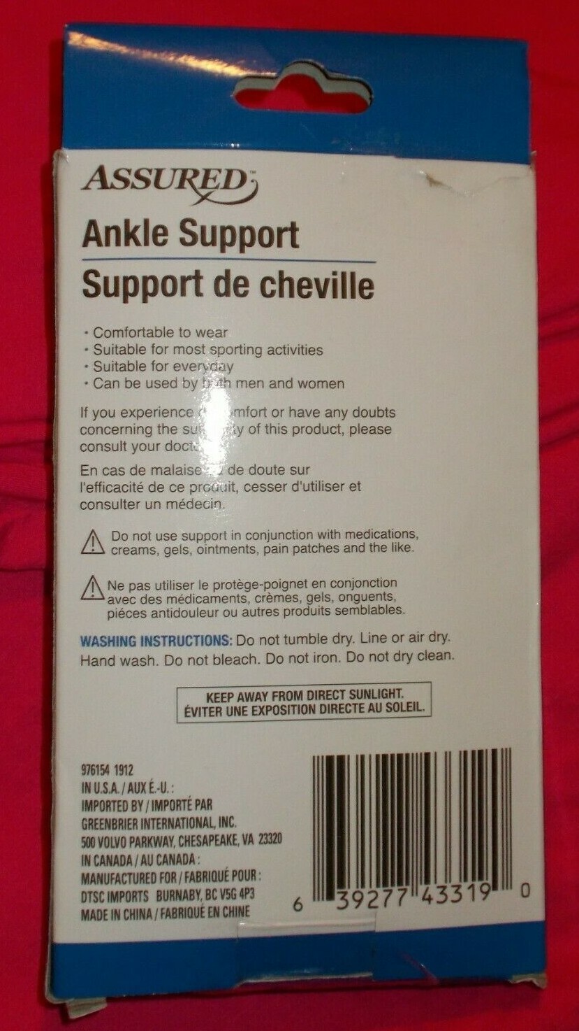 ANKLE SUPPORT for Men & Women 2 Pack NEW